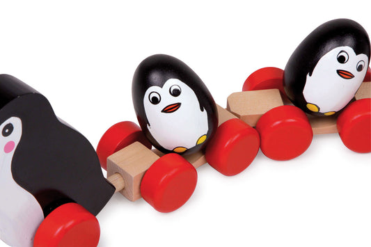 Pull-along Toy Penguin Family
