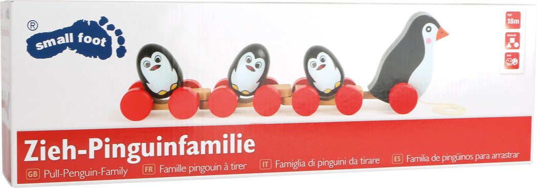 Pull-along Toy Penguin Family
