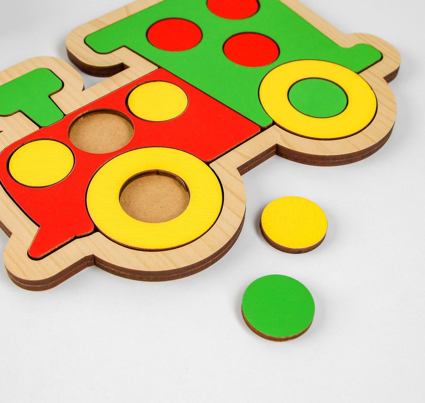 Wooden mosaic "Transport"