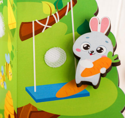 3D game with stickers "Seasons"