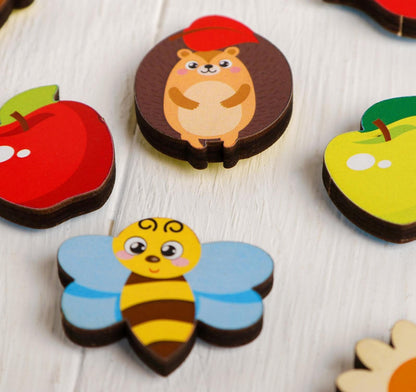 3D game with stickers "Seasons"