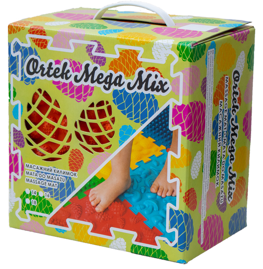 Ortopēdisko paklājiņu komplekts "Puzzle Mega Mix 16"