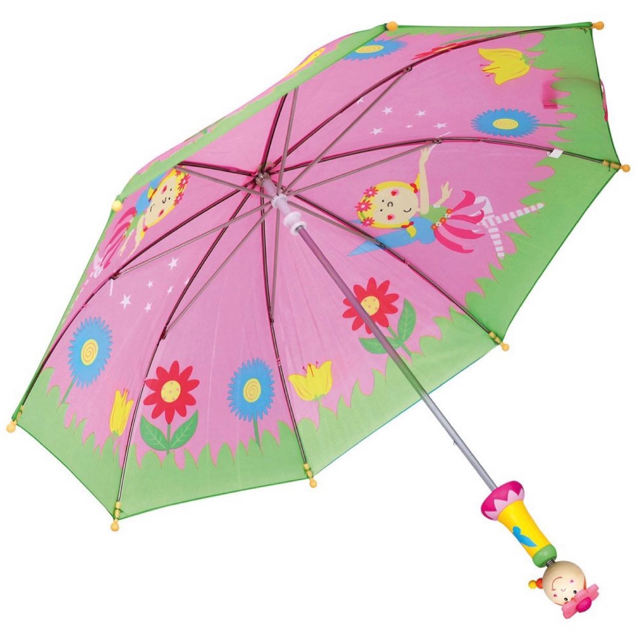 Зонт с деревянной ручкой "Фея"