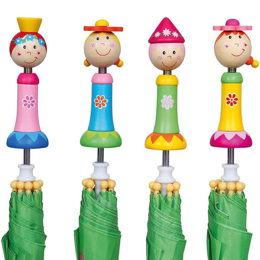 Зонт с деревянной ручкой "Фея"